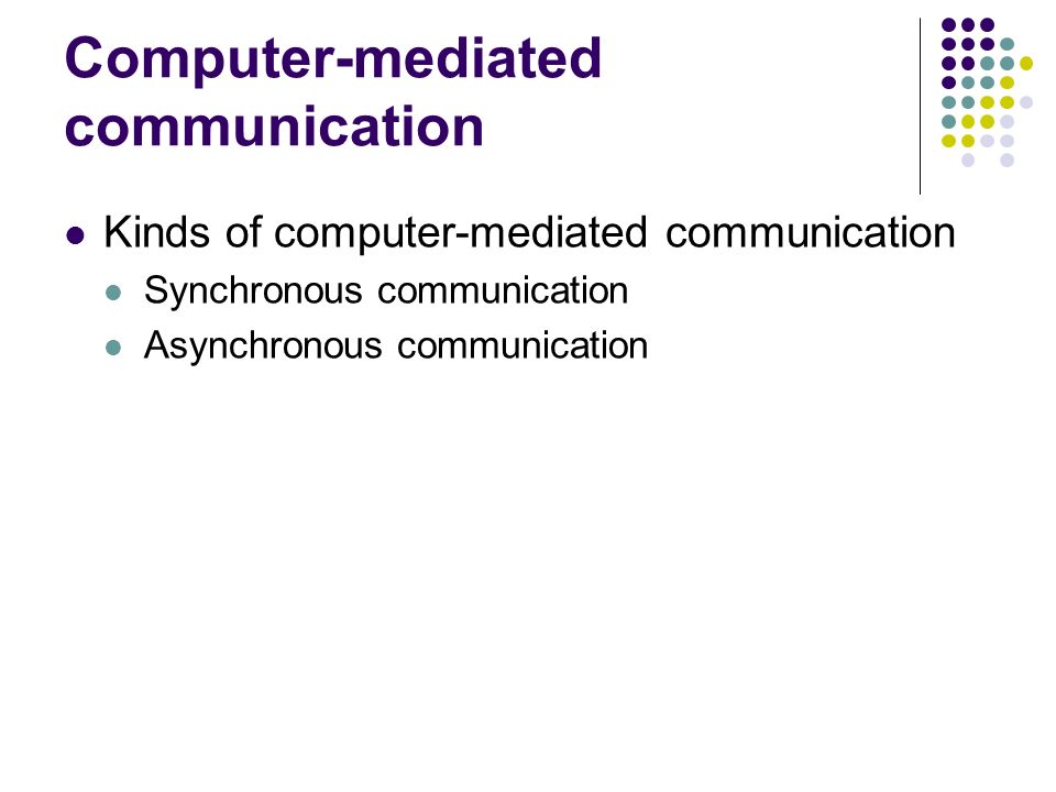 Talk:Computer-mediated communication